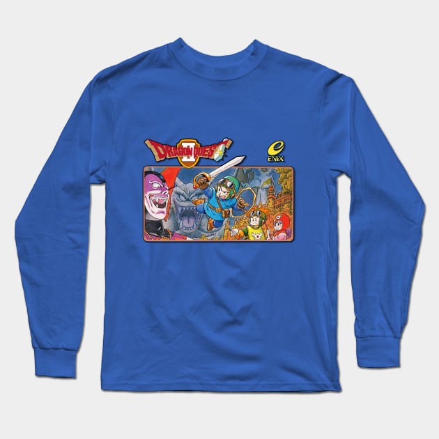 Dragon Quest II Famicom Long Sleeve T-Shirt by Il Mercante